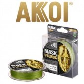 *Леска плетёная AKKOI Mask Plexus 125m (green) d 0,20mm